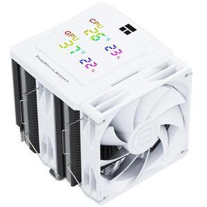 Thermalright Peerless Assassin 120 디지털 화이트 CPU 쿨러 더블 타워 팬 냉각 에어 스크린 탑 커버 AM4/