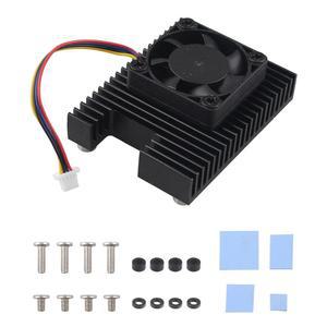 ZDE ZC505 PWM 냉각 팬이 있는 전용 알루미늄 방열판 라즈베리 파이 컴퓨트 모듈 5 CM5 마더보드와 호환 나