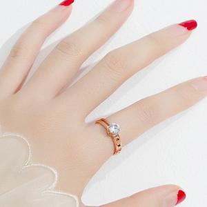 [헤스티아][핑크선물포장+쇼핑백] Coraline Surgical Steel Ring  서지컬(써지컬) 반지