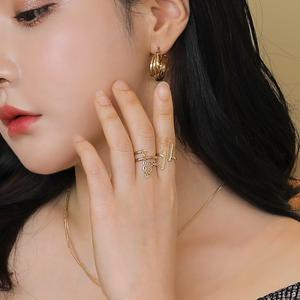 [헤스티아][핑크선물포장+쇼핑백] Emely Surgical Steel Ring  서지컬(써지컬) 반지