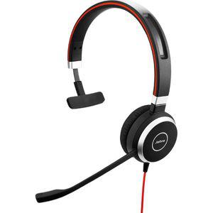 Jabra 자브? Evolve 40 MS 모노 유선 헤드셋 USB C
