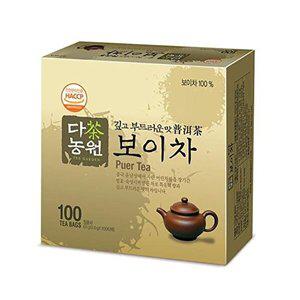 [셀러허브 패션][JHQSQW9Q_52EQ]보이차 100티백 다농원