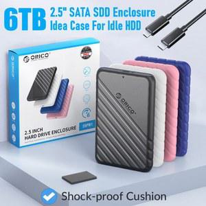 퀸구 SSD 암호화 휴대용 라이브 고속 SATA 1TB 타입C 저장소 외장하드 노트북용 6TB
