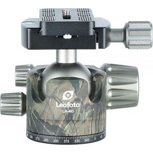 LEOFOTO LH-40 카모 40mm 로우 프로파일 볼 헤드 Arca/RRS 호환 독립 팬 락 카모플라주 554284