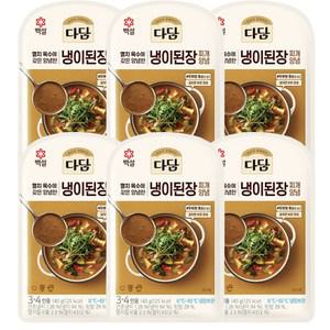 CJ 다담 냉이된장찌개 양념 140g X 6개