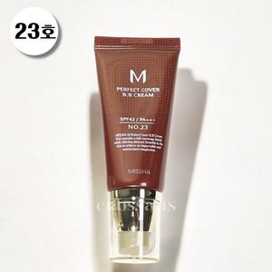 미샤 M 퍼펙트 커버 BB 크림 빨간 비비 선크림 23호 50ml 1개