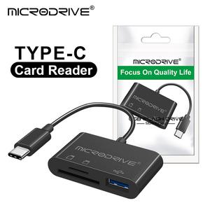 cf카드 메모리카드 Type-C 3IN1 카드 리더기 TF SD CF 메모리 고속 iPad Pro Huawei Macbook USB 어댑터