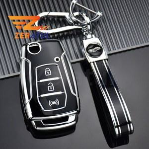 차키케이스 쌍용 Kyron Sanka Actyon Korando Tivoli TPU 자동차 플립 케이스 커버 보호대 Fob 홀더 열쇠가없는 액세서리
