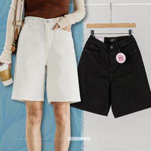 5부 면 반바지 여성 봄 여름 XL 버뮤다 (국내산) 9550 여자 밴딩 배기 바캉스 여행