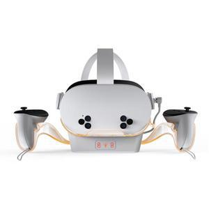 VR 용품 충 스테이션 컨트롤러 거치대 충전식 배터리 2 개 VR 메타 퀘스트 3S 호환 가능