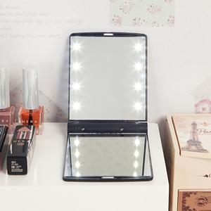 블링미 접이식 LED 화장거울 휴대 거울 랜덤