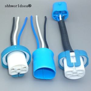 Shhworldsea 1pcs HID 커넥터 9004 9007 크세논 라이트 플러그 여성 어댑터 HB1 HB5 할로겐 전구 소켓 플러