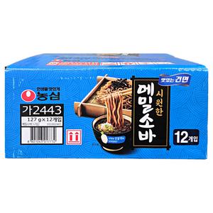 .농심 메밀소바 127g X 12입