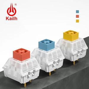Kailh Box 기계식 키보드 스위치 헤비 블루 오렌지 옐로우 선형 촉각 3 핀 RGB 게임  Gmk67