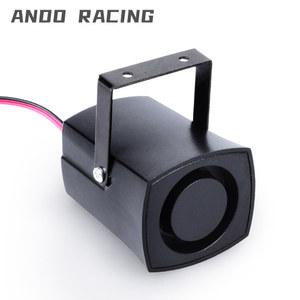 DC 12V 100DB 경적 크락션 클락션 경고음 역방향 슬림 보이지 않는 에어 호른 1.5A 검정색 자동 경고 사이렌 사운드 신호 백업 경보 자동차
