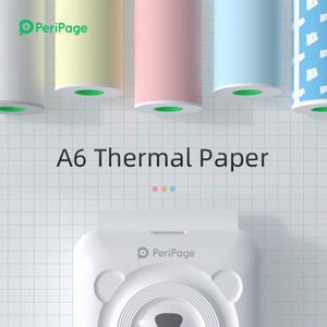 PeriPage 56x30mm A6 사진 라벨 용지 스티커 열 포켓  프린터 Papeles Termicos Etiquetas