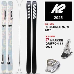 2425시즌 케이투 여성용 올마운틴 프리스타일 프리라이드 스키 K2 SKI RecKoner 92 W+GRIFFON 13 WH