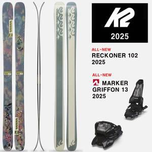 2425시즌 케이투 올마운틴 프리스타일 프리라이드 스키 K2 SKI RecKoner 102+GRIFFON 13 BK