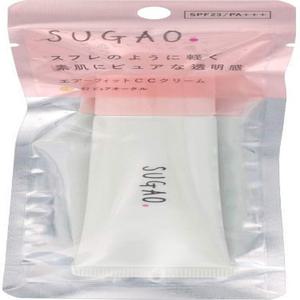 스가오 SUGAO 퓨어 투명감 에어 피트 CC 크림 스무스 오클 색 SPF23PA 화장 기초파운데이션 25 g