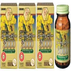 오리히로 로얄 젤리 3000 90 과립 알갱이 입 30 일분 3 개 세트 십자 약장