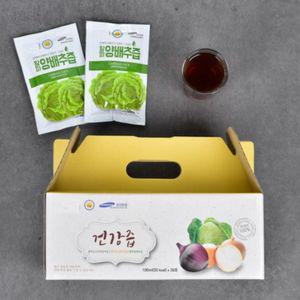 농부프린스 순수양배추즙 임산부 무안 120포엑기스 착즙 착액 박스배츠 선물 선물용 배추 양액 진액
