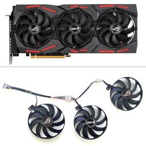 냉각 선풍기 GPU 카드 팬  asus호환 ROG STRIX-GeForce RTX 2070 SUPER Ti GAMING RTX2080 T129215SU 7 핀