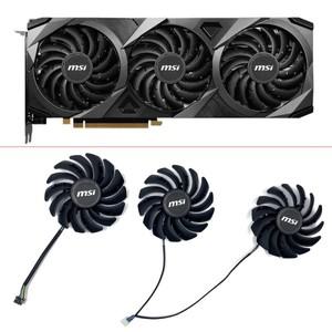 MSI RTX 3070 벤투스 3X 게이밍 그래픽 카드 냉각 팬  GPU 85mm  4 핀  12V  0.40A  PLD09210S12HH