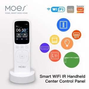 투야 스마트봇MOES Wifi Tuya 스마트 중앙 제어판 가전 제품 용 무선 터치 스크린 휴대용 IR 리모컨