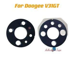 Doogee V31GT 용  휴대폰 후면 카메라 렌즈 유리 예비 부품 및 접착 테이프 액세서리 스크린 6.58 인치