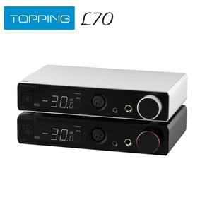 TOPPING L70 풀 밸런스 NFCA 헤드폰 앰프 4Pin XLR/4.4 밸런스드/6.35mm SE 출력 앰프(리모컨 포함)