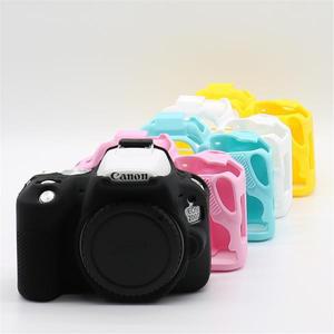 캐논 호환호환 EOS 200D 용 소프트 실리콘 아머 바디 케이스, 카메라 고무 커버 스킨