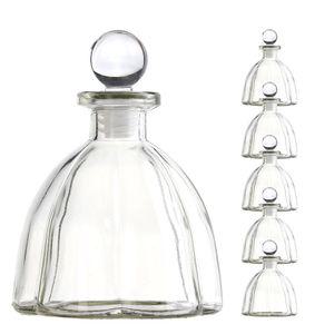 용기 디퓨저 유리볼캡 꽃드레스 250ml 투명 6개 공