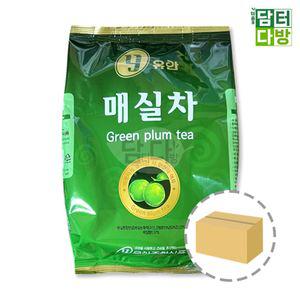 유안 자판기용 매실차 900g 1BOX (12개입) 분말분말 파우더 음료 용차 업소용 자판기 가루