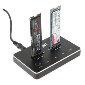 USB C타입 Nvme M.2 SSD 도킹스테이션 하드복사기 클론 복제 하드독 리더기 컨버터 OS백업 카피