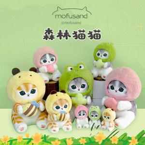 Mofusand Forest 시리즈 인형 동물 개구리 귀여운 봉제 꿀벌 고양이 펜던트