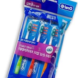 쌍문상회 칫솔 양치 이빨 플라그 제거 칫솔 세면도구 미세모 6p
