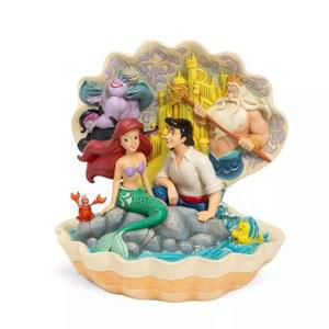 869325 Enesco 쇼어의 장면 인어공주 조개 피규어 전통