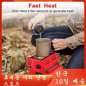 팬히터 난로 온풍기 야외 캠핑 휴대용 난방 벽난로 LPG 미니 텐트 히터 겨울