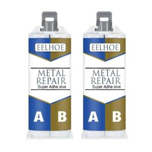 100ml+100ml 만능 초강력 금속접착제 강력 주물용 접착제 메탈 리페어