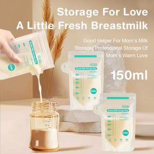 Dr.isla 30Pcs 150/250ML 모유 보관 가방 일회용 용량 냉동 우유 보관 가방 BPA