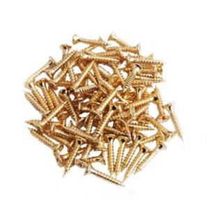 인테리어용 미니피스 3x12mm 금색 목재용 접시머리 나사