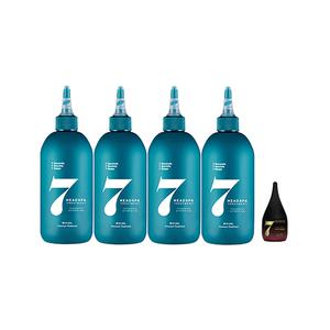 헤드스파7 트리트먼트 파란눈 300ml, 4개 + 증정  (로얄블랙 50ml, 1개 )