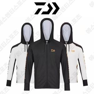 다이와 DAIWA 2025 낚시 자외선차단 집업 자켓 상의 긴팔 후드 DE-5025CS