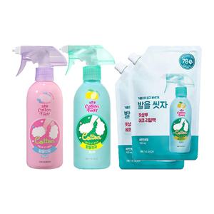 온더바디 발을씻자 코튼풋샴푸 비누향 385ml, 1개 + 레몬 용기 385ml, 1개 + 리필 500ml, 2개 