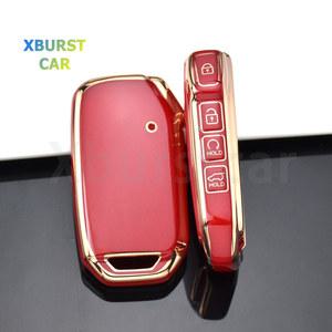 차키케이스 버튼 TPU 자동차 케이스 커버 Fob 홀더 Kia Sportage Ray Sorento Soul Telluride Cerato K5 K8