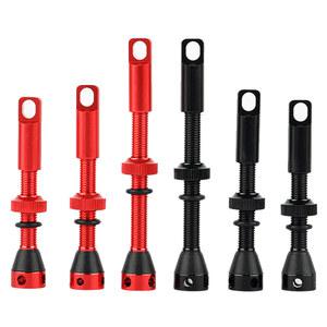 자전거 밸브 캡 튜브 뚜껑 마개 2pcs 튜브리스 스템 40mm 44mm 60mm MTB 도로 타이어 림 용 통합 Presta 코어 제거 도구 포함