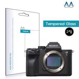 ALLDA 소니 알파 A7R47RM4 강화글라스 9H Glass 2장액정유리 디카 커버 고급 DSLR 카메라보호필름 액정용