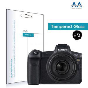 ALLDA 캐논 EOS Ra 전용 강화글라스 9H Glass 2장액정유리 디카 소니 커버 고급 DSLR 카메라보호필름 액정