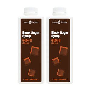 서울팩토리 흑당시럽 1.2kg 2개세트