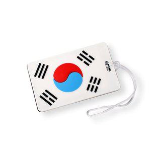 [트래블킨]PVC 캐리어 네임택(태극기). 러기지택 TAG 여행용품